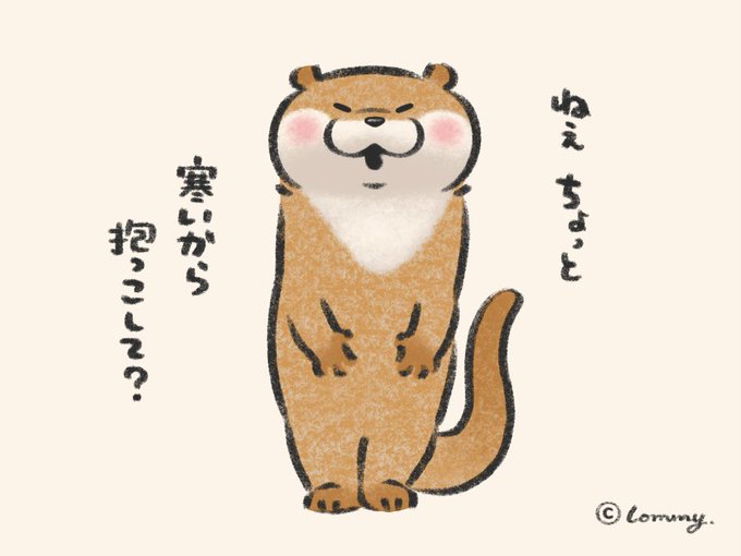 10秒だけ待つの⏳
#カワウソ 