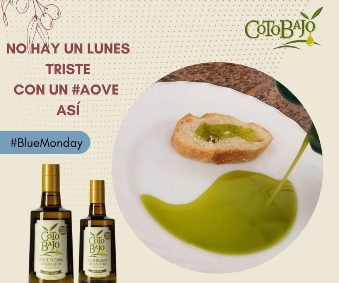 #BlueMonday 🤔 dicen que el 3er lunes de enero es el más triste del año, pero como esta afirmación no tiene base científica, nosotros empezamos el día de la mejor manera posible con un ¡desayuno de campeones! 💪🏽🫒💚
#aove #FelizLunes #desayuno #Salud #HabitosdeVidaSaludable