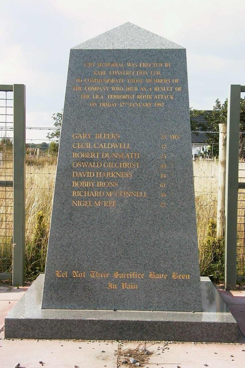 BallymoughanFB's tweet photo. Remembering #Teebane today on the 30th Anniversary of this sectarian atrocity..innocent guys doing a days work.. no enquiry...no justice.. https://t.co/MV3l8UfuWl