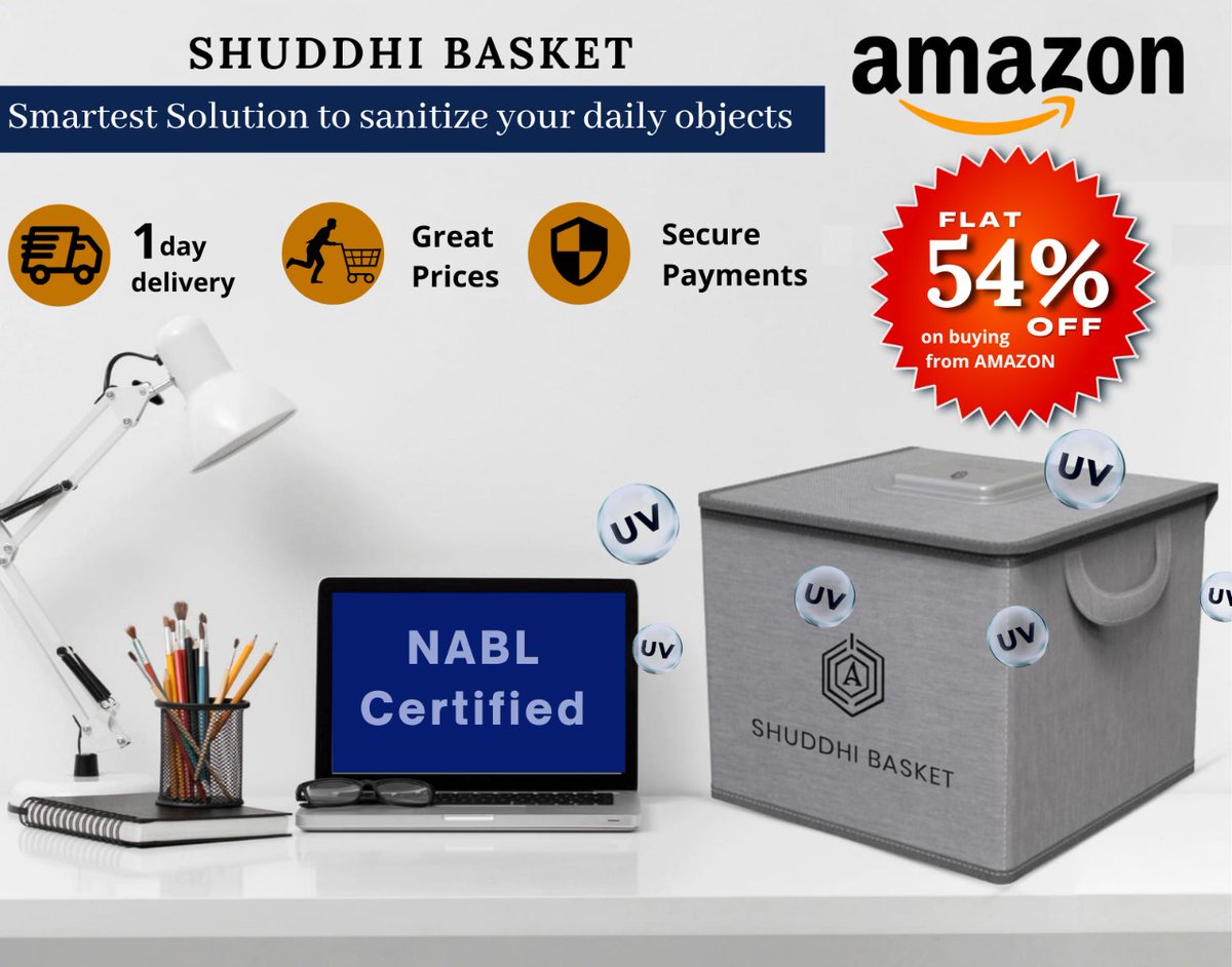 aristavault's tweet photo. 54%Off on Shuddhi Basket (Pro) for Cleaning/Sanitizing Electronic & Office Equipments effectively.
#staysafe #stayhome #stayhelathy
.
Buy now the Shuddhi Basket from: https://t.co/Tvx1v1KH4G
.
#aristavault #aristahood
.
.
#technology #tech #buynow #musthave https://t.co/hhWuTQQkxc