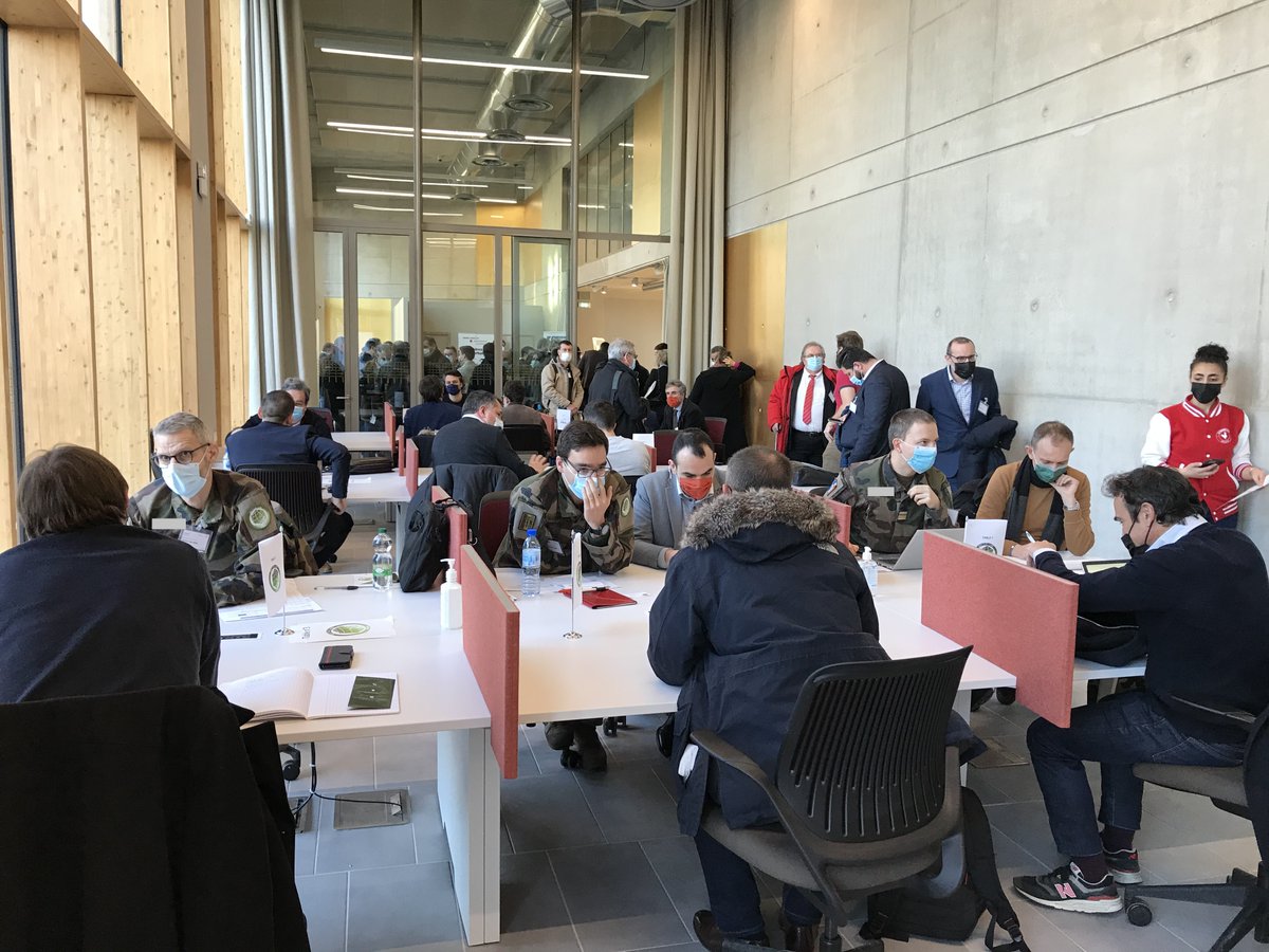 TechSaclay's tweet photo. [Rencontres innovation défense]
🙏 Un grand merci à #BattleLabTerre, l'@Agence_ID, et la #DirectionGénéraleArmement #Centurion, #défenseangels qui ont rencontré lors de rdv one-to-one les #startup innovantes de #ParisSaclay au #PlaygroundParisSaclay 📍 
#innovation #defense https://t.co/W8Mq4uUbQZ