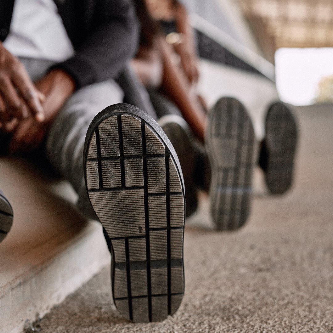 AfricanMinions's tweet photo. Pictured: The Jail Cell 
Long Walk sneakers put the 𝙎𝙤𝙪𝙡 in your sole with our unique keyhole and jail cell design, in honour of Africa's heroes imprisoned for freedom fighting. 

As you journey, the pattern fades, symbolizing breaking free of our imprisoned minds. 
#Design https://t.co/YpQYCe4Pd7