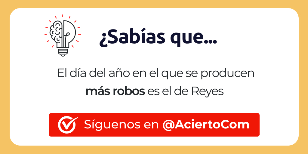 ❓ ¿Sabías que el día del año en el que se producen más robos es el de Reyes? ¡Lo que lees! 

👍 Repasamos este y otros siniestros comunes en #Navidad: bit.ly/32qyZQl 

#navidad2021 #seguridad #segurohogar #segurodehogar #diadereyes #comparador #curiosidad #curiosity