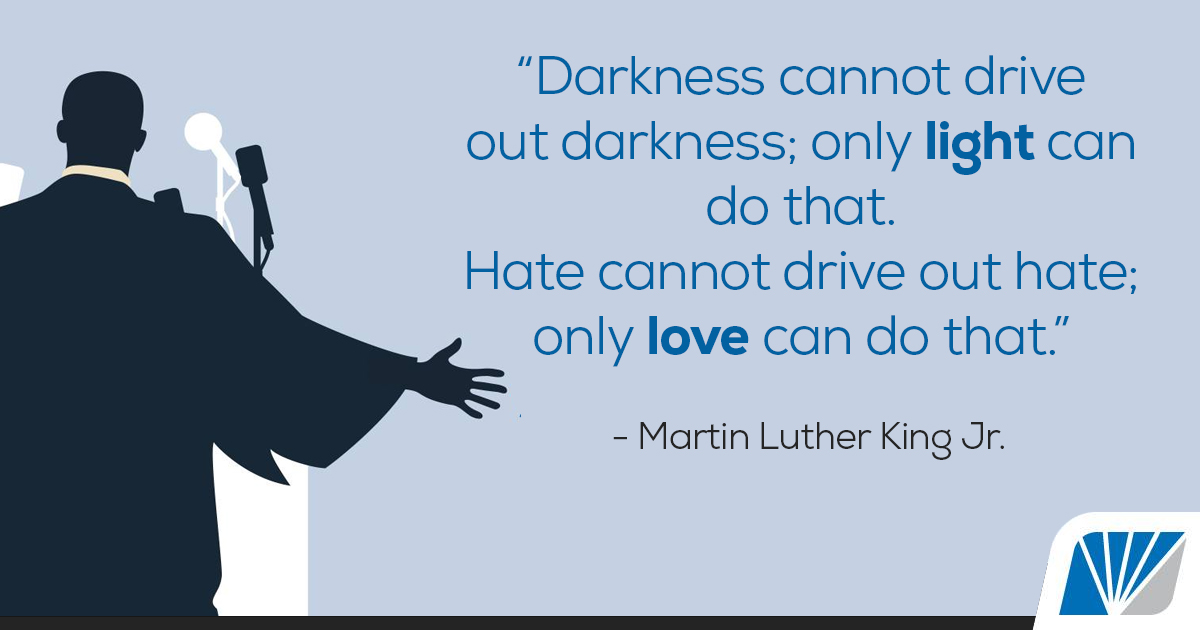 All branches are closed today in honor of Martin Luther King Jr.