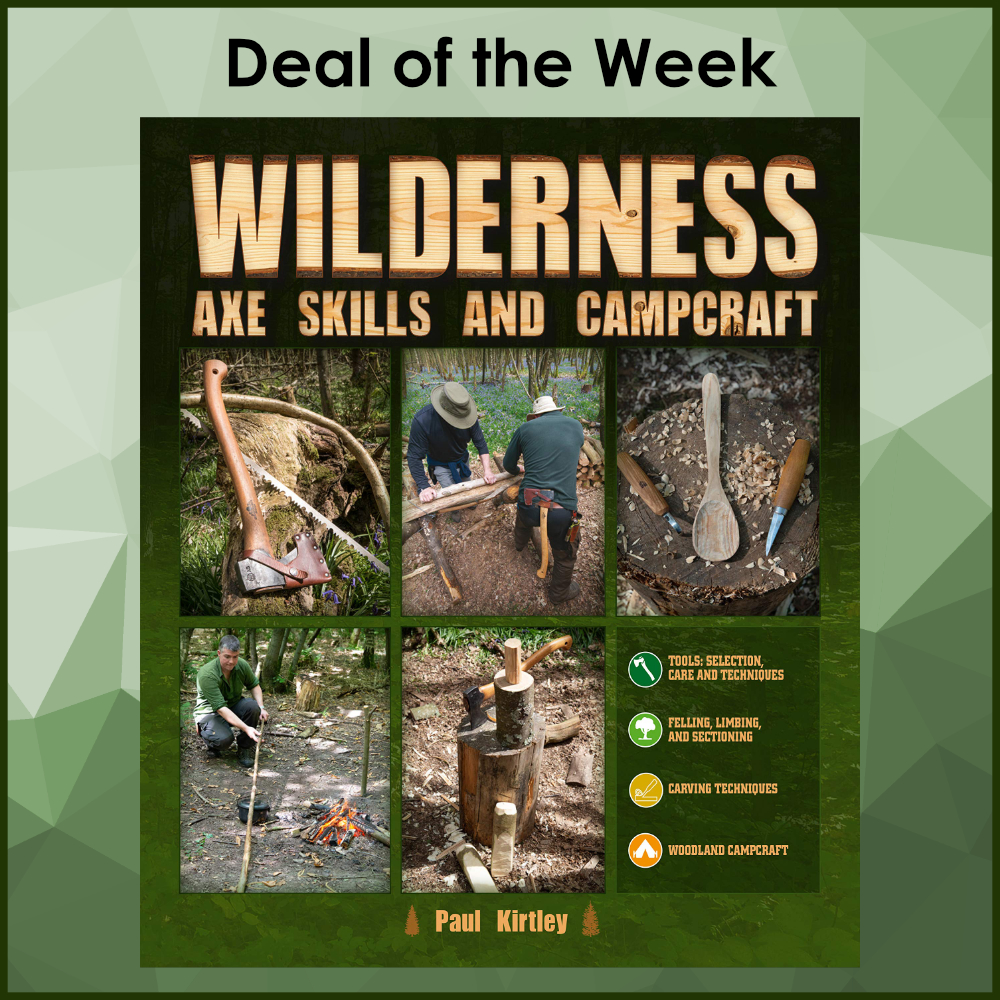 ⭐ Deal of the Week ⭐ Get Wilderness Axe Skills and Campcraft for £18.99, usually £24.99. 🛒 gazellebookservices.co.uk/products/97807… 📚 Publisher by @Schifferbooks #gazellebooks #dealoftheweek #reading #books #wilderness #survivalskills #axe #campcraft #camping #offer #discount #sale