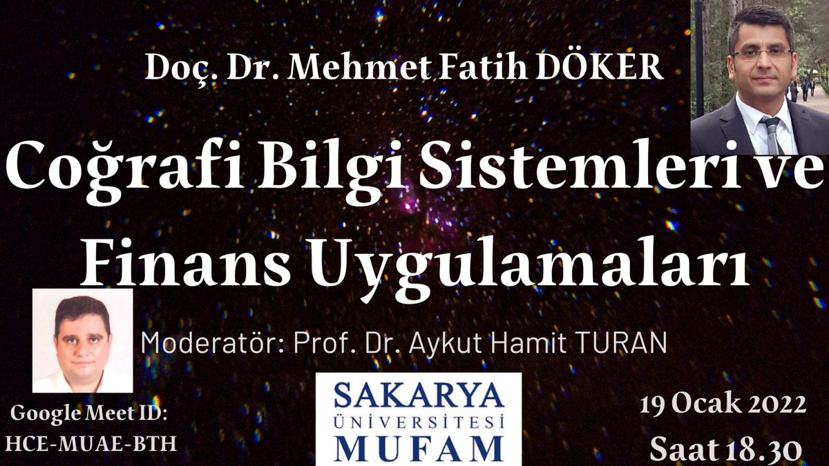 MufamSau's tweet photo. Bu hafta konuğumuz @DokerFatih hoca. Bekleriz. #sakaryaüniversitesi  #cbs https://t.co/UAl5JJ4FQd