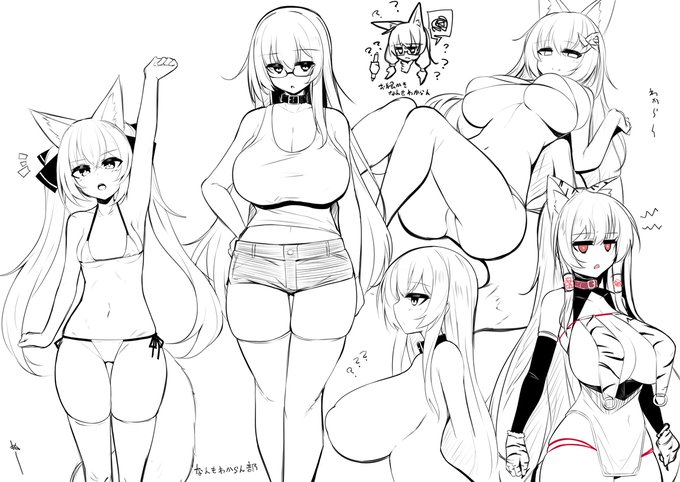 作業開始前に模写とかしながら練習してたやつたち 