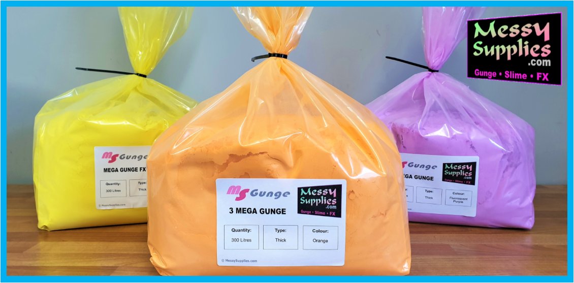 Any colour, any size, any quantity!

Gunge, Slime &amp; Messy FX - everything you need to get messy!

MessySupplies.com