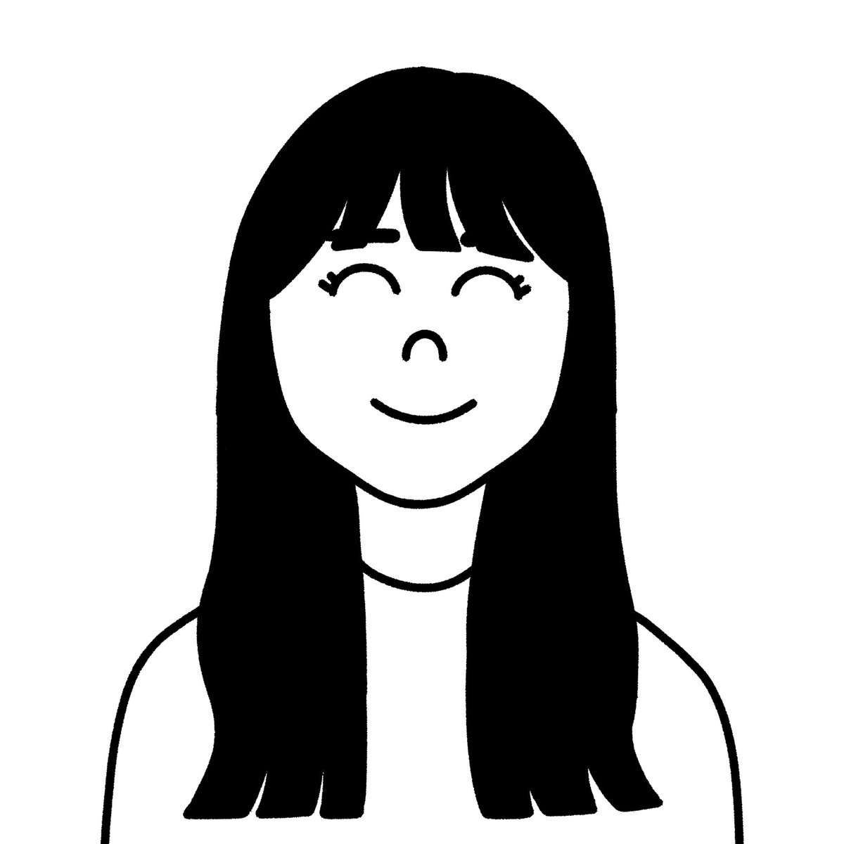明日の昼12時から福袋と似顔絵権付き福袋販売しますね!詳細は公式LINEで案内します〜(参考の似顔絵は妹とほめる本の担当編集者さん!) 