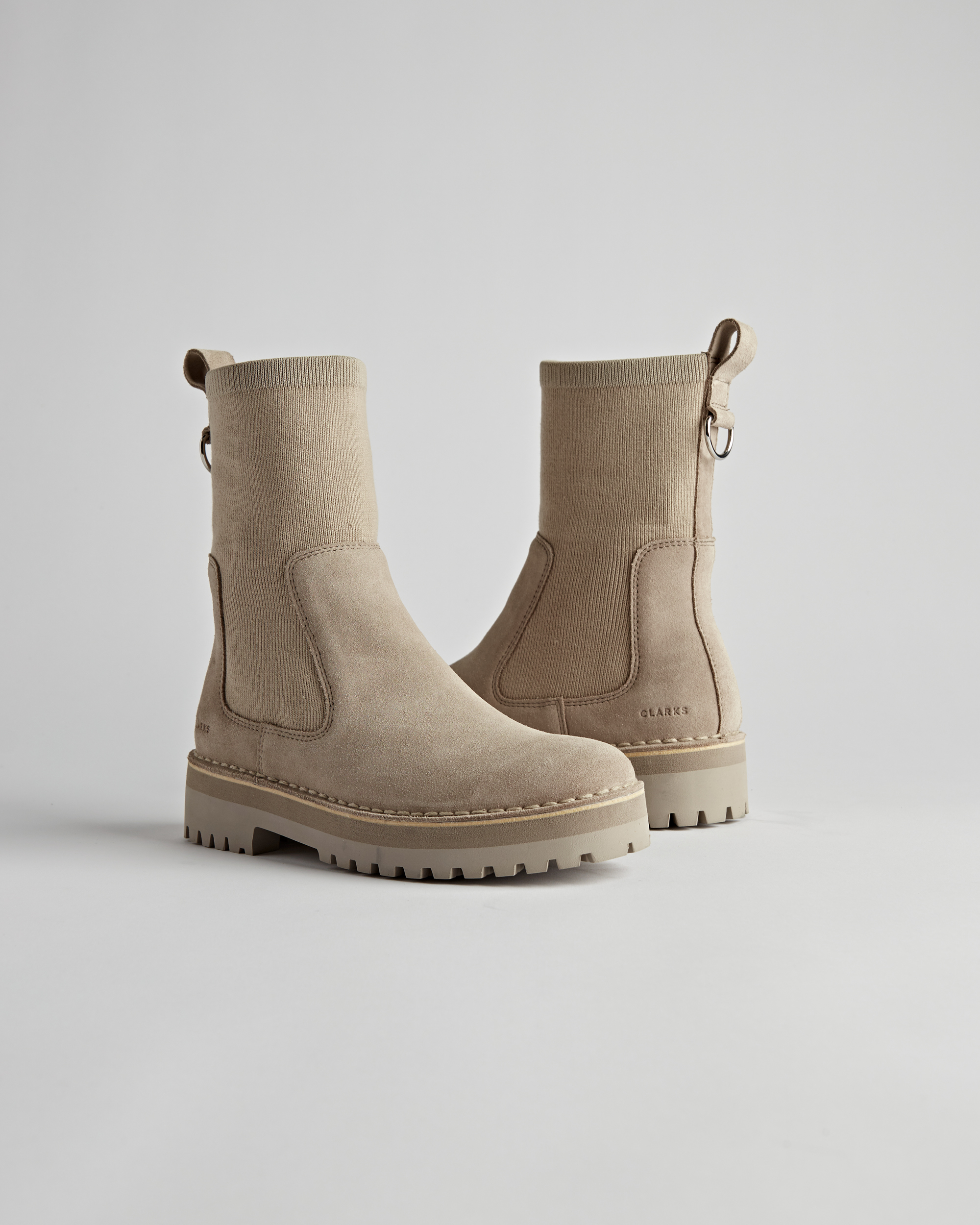 clarks rock knit boot