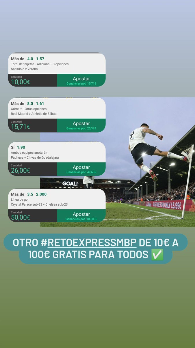 muybuenospicks's tweet photo. Lo volvemos a lograr para todos.. #RetoExpressMBP de 10€ a 100€. Es de bien nacido ser agradecido, ya sabéis lo que quiero.. A seguir con este Enero espectacular 

Gratis
https://t.co/jFuBQKajDl

Miembros
https://t.co/lfVc9oH9wV https://t.co/ka8LmcI3p8