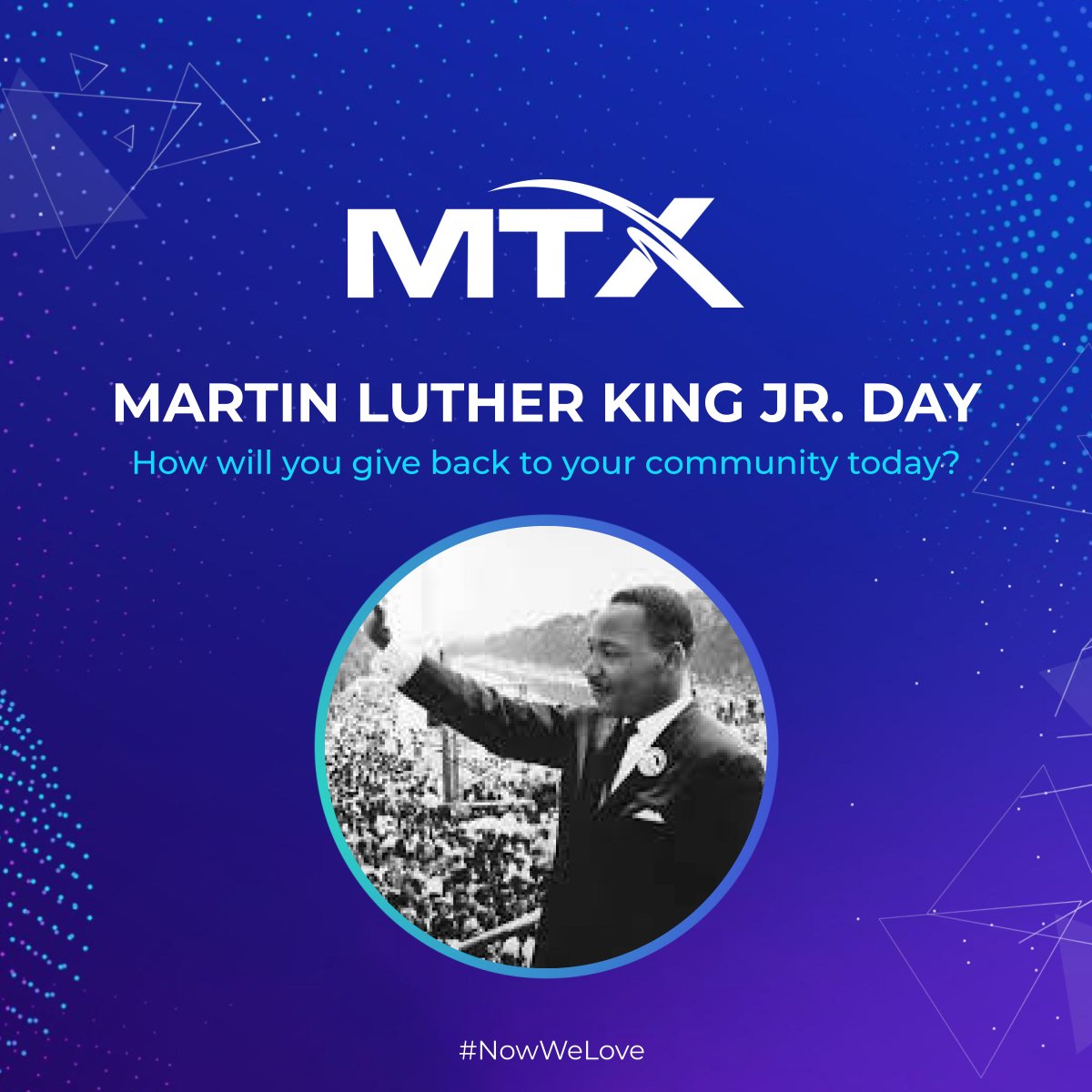 MTX_Inc's tweet photo. In honor of Dr. Martin Luther King, Jr. Day, our MTX family members dedicate today to serving their local communities. Whether through individual contributions, volunteering, donations or group efforts with their regional teams, our family is committed to giving back through — https://t.co/HotwL2T0J6