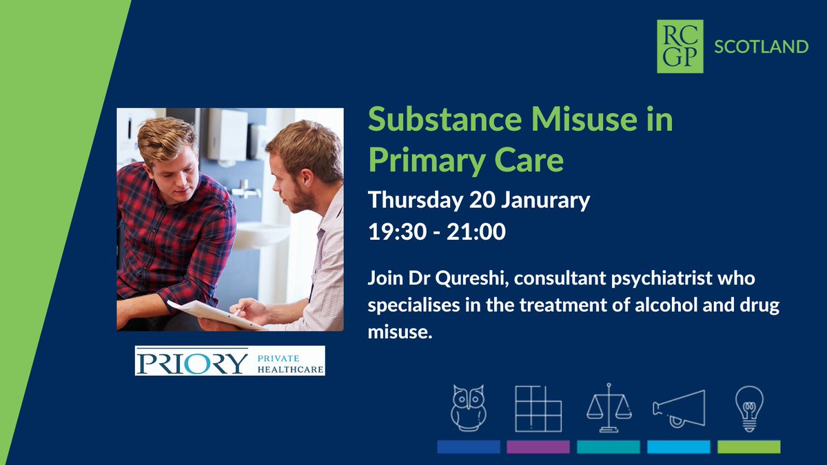 Due to popular demand, we have released extra tickets for this week's 'Substance Misuse | supporting patients in primary care' session with The Priory. Register now Right pointing backhand index sforce.co/3nxkXno