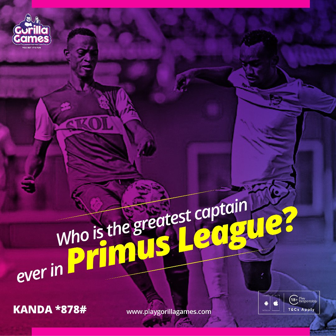 GorillaGamesRw's tweet photo. Twiganirire!
Who is the greatest captain ever in #PrimusLeague🤔 ?
#GorillaGames
#KinaUtsinde
#FunGames
#GGForEntertainment
#YesUCan with #GorillaGames https://t.co/GLsNtZzccG