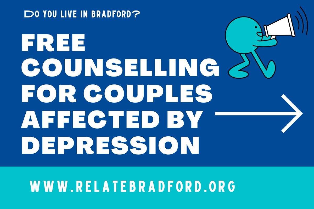 Today is ‘Blue Monday’ but for those living with depression, any day could be a ‘blue’ day, and Relate Bradford & Leeds, we are here to make sure that the right support is available, for everyone, all year round #StillHereToHelp #mentalhealthawareness