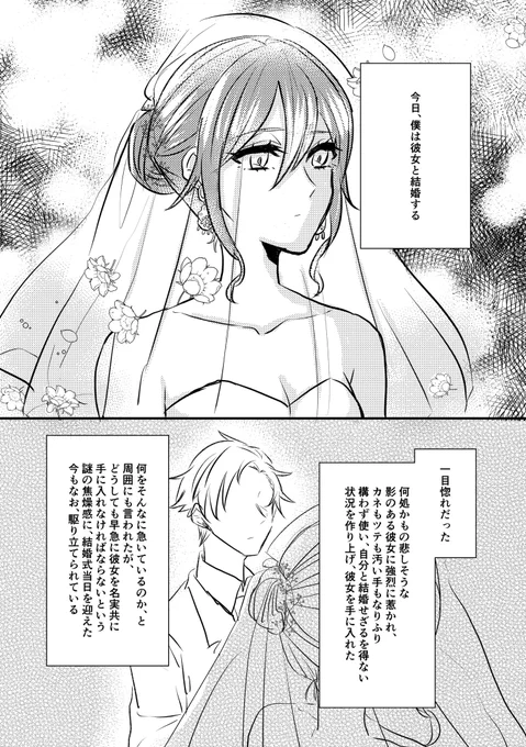 #twst_NL 
【ジェイ監♀】アンハッピーウエディング①
※顔有り(元)監
※デフォ名
※何でも許せる人向け 