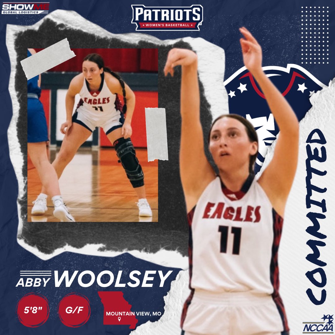 🏀 We’re blessed to welcome class of 2022 WBB commit <a href="/woolsey_abby/">abby woolsey</a> to Patriot Athletics!!
#WeAreOne #LifeChangeU