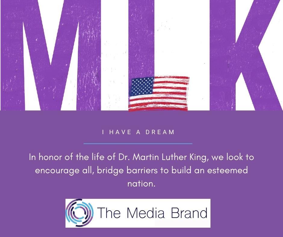 TheMediaBrand's tweet photo. #MLKday #inspired #mlk #themediabrand #kindness #change #community #volunteer #makeadifference #makedifference https://t.co/Optr4XPu9q
