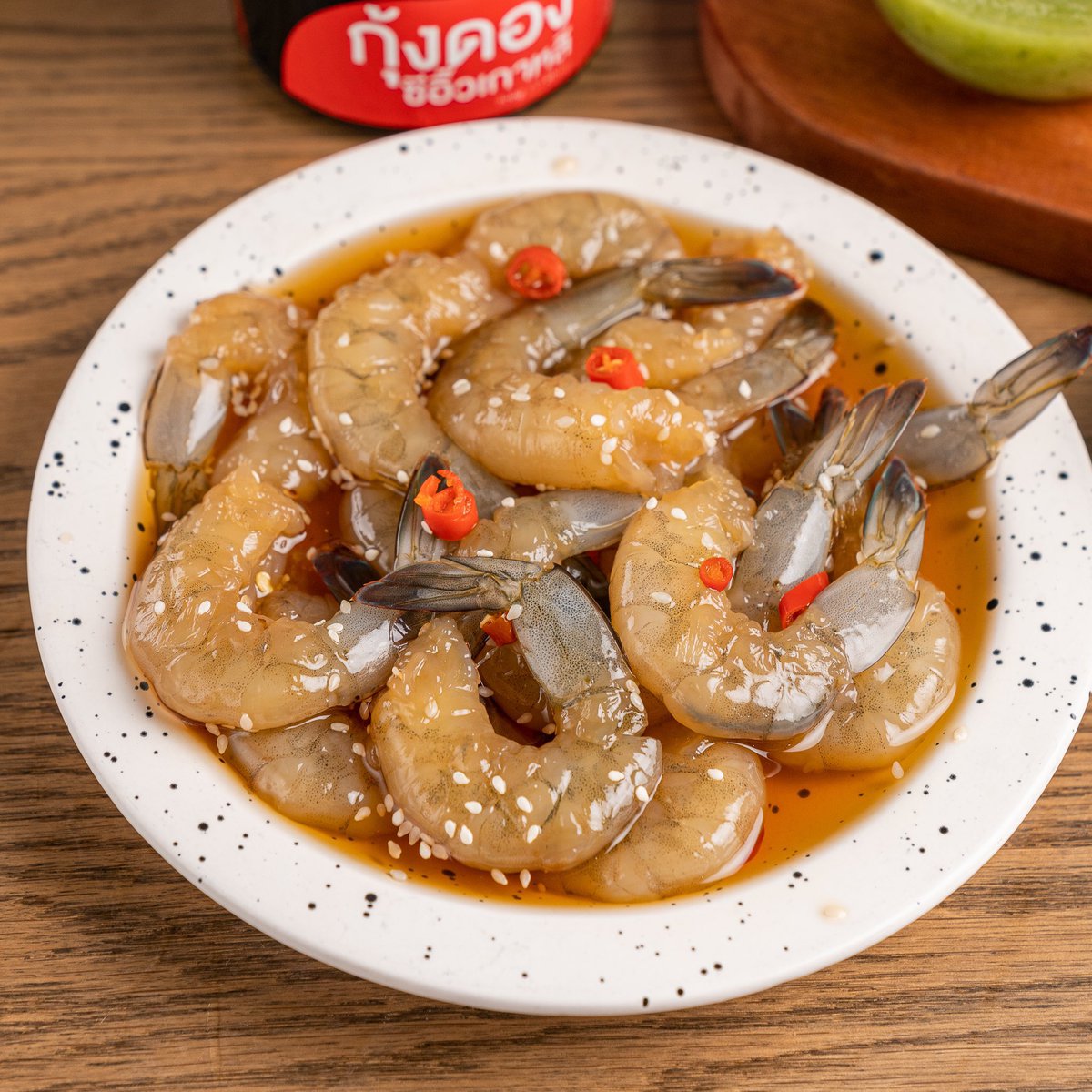 itfeelstory's tweet photo. แซลม่อนดองรี                        กุ้งดองเฟบ https://t.co/BhNajztudt