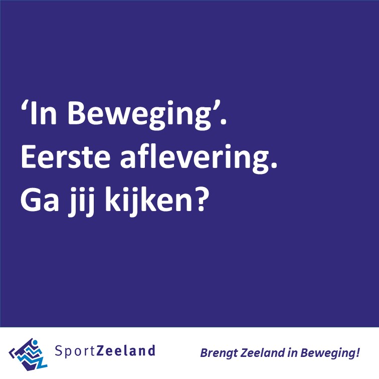 Vanavond wordt de eerste aflevering van ‘In Beweging’ uitgezonden op Omroep Zeeland 🤩

Elke week is er 1 thema aan de beurt, met vanavond het thema: Vaardig in Bewegen.

📺 Zender: Omroep Zeeland 
⏱ Tijd: 17:13 – 17.22

Ga jij kijken?