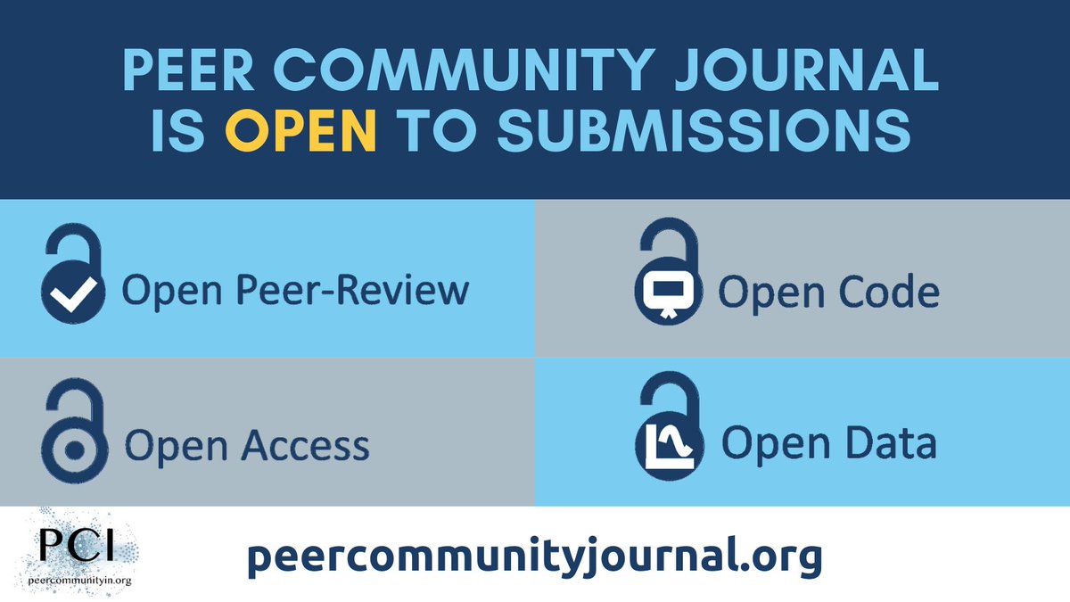 Wanting to commit more to #openscience? Go @PeerCommunityIn and @PeerComJournal #openpeerreview #diamondopenaccess #opendata peercommunityjournal.org