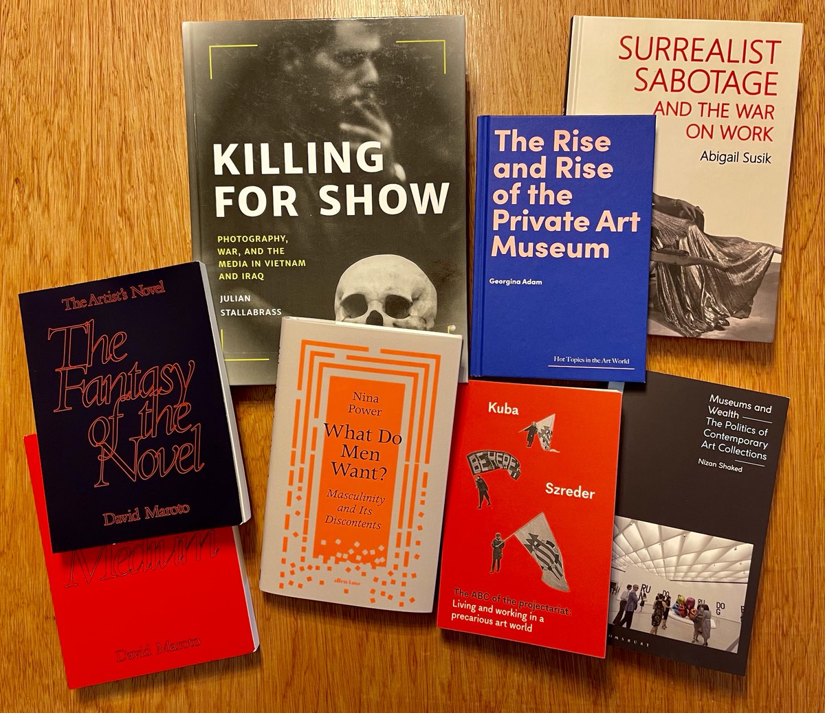 verdur_in's tweet photo. If I go missing in the next month, it’s because I’m reading these wonderful things for @NewBooksNetwork interviews and forgot what time it is. https://t.co/hr7Tc9CbYN