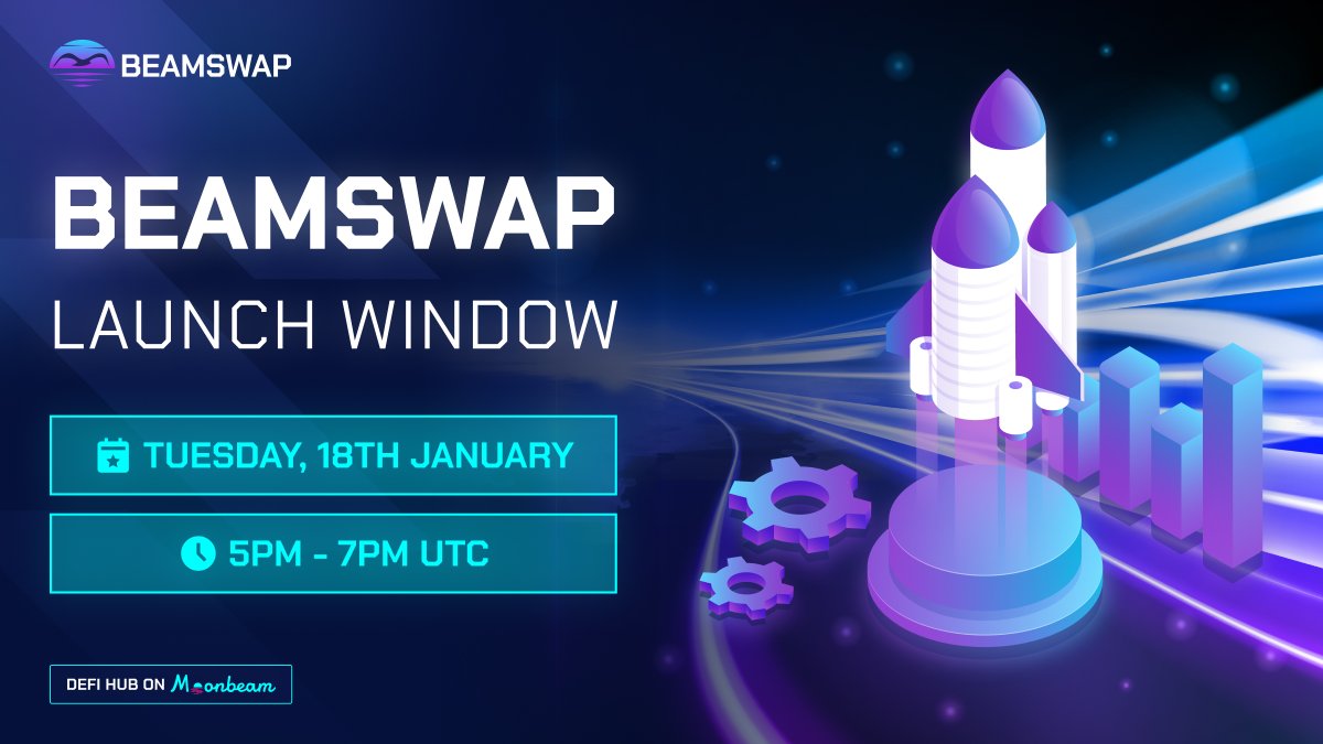 🚀 TOMORROW IS LAUNCH DAY 🚀

🗓️18th January between 5 - 7 PM  UTC

⚠️ $GLINT Token address &amp; Beamswap DEX's url will be posted on our twitter and telegram announcement channel

💵Have your $GLMR Ready

🌎We are launching on the <a href="/MoonbeamNetwork/">Moonbeam</a> 

#DeFi #Crypto <a href="/Polkadot/">Polkadot</a>