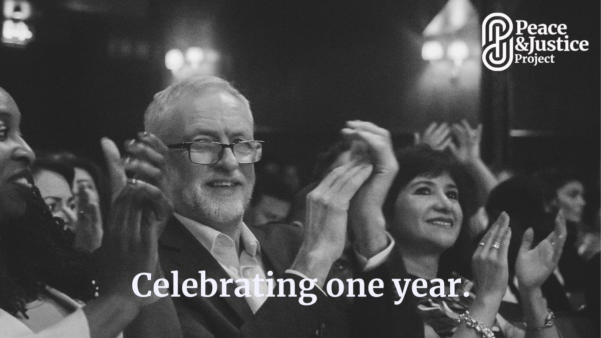corbyn_project's tweet photo. One year ago today, @jeremycorbyn launched the Peace and Justice Project!

From Jeremy and the team at the Peace and Justice Project, thank you for your support and solidarity.

Join us: https://t.co/wjXVwdIwcZ 
Donate: https://t.co/4i0Wtb82QZ https://t.co/wlxySNRJGo