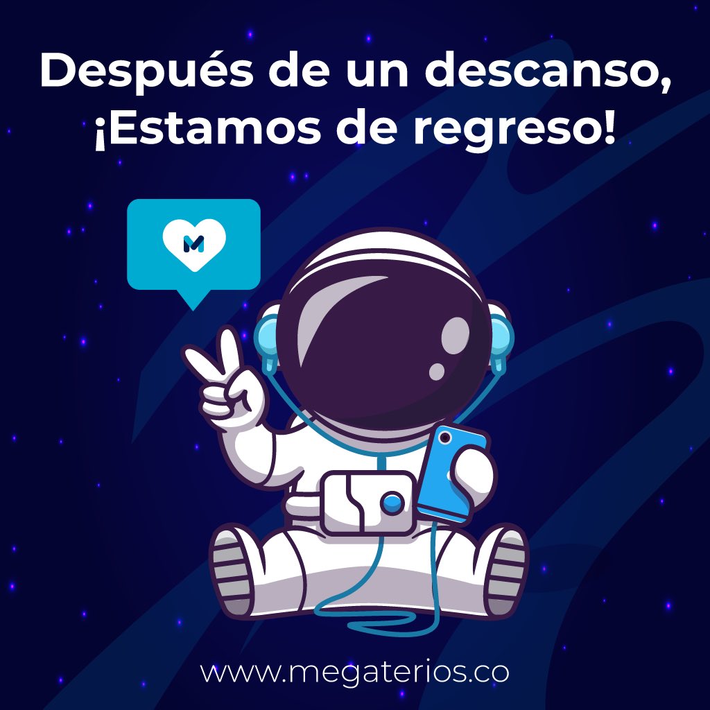 ✨ Después de un merecido descanso, estamos de regreso para seguir desarrollando soluciones geniales este 2022 🚀  #desarrollodesoftware