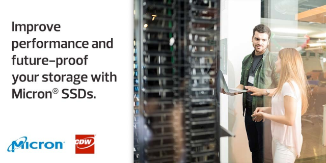 Whether you're working in the office or from home, productivity is non-negotiable. With both Micron® for enterprise and Crucial® for home, you get <a href="/MicronTech/">Micron Technology</a> leading-edge storage that increases security and agility while maximizing performance. #cdwsocial dy.si/BG12h