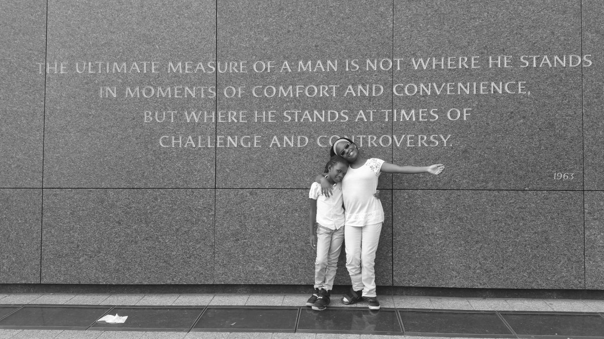 deitramatthews's tweet image. Still and Always: "The ultimate measure of a man is not where he stands in moments of comfort and convenience, but where he stands at times of challenge and controversy." 
- Dr. Martin Luther King, Jr. 
#MLKDay #MLKDay2012 #MLKDay2017 #ThrowbackPics