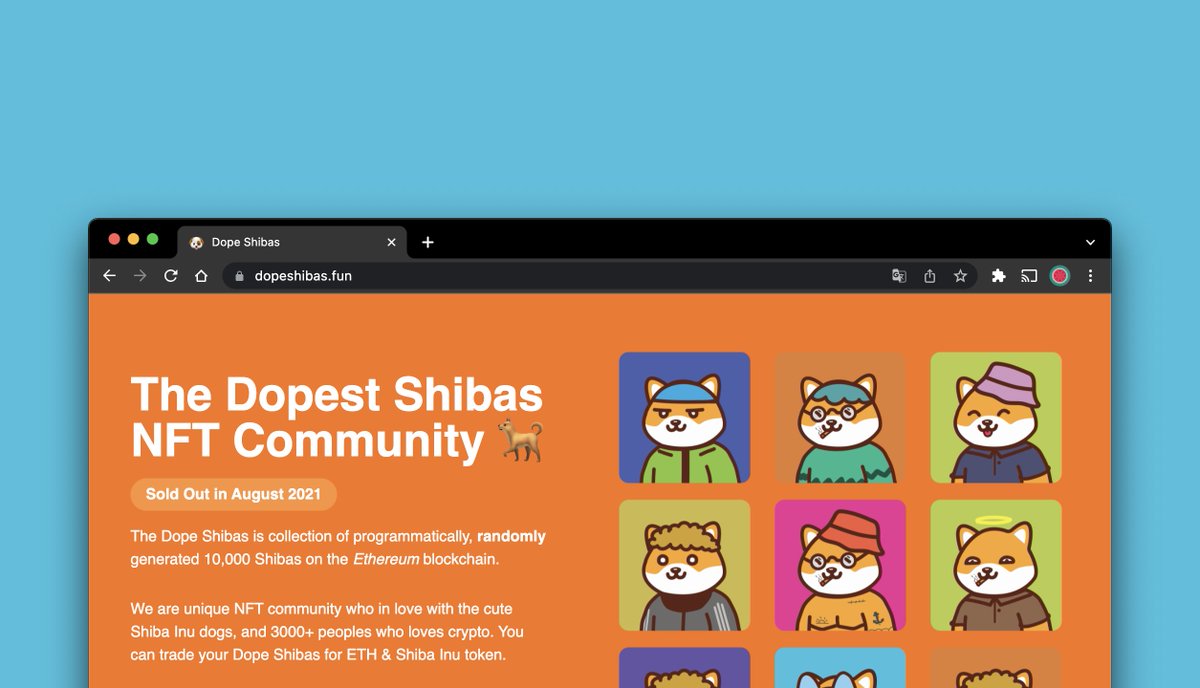 Website Update 🌈

🐕 Personal Dashboard
💣 Top Holders Watchlist

Link
dopeshibas.fun