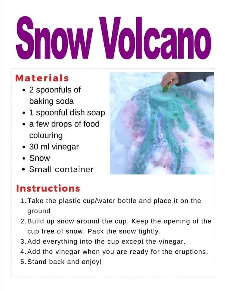 Bored with snowmen? Try this. Send pics to dentzlerpta@gmail.com