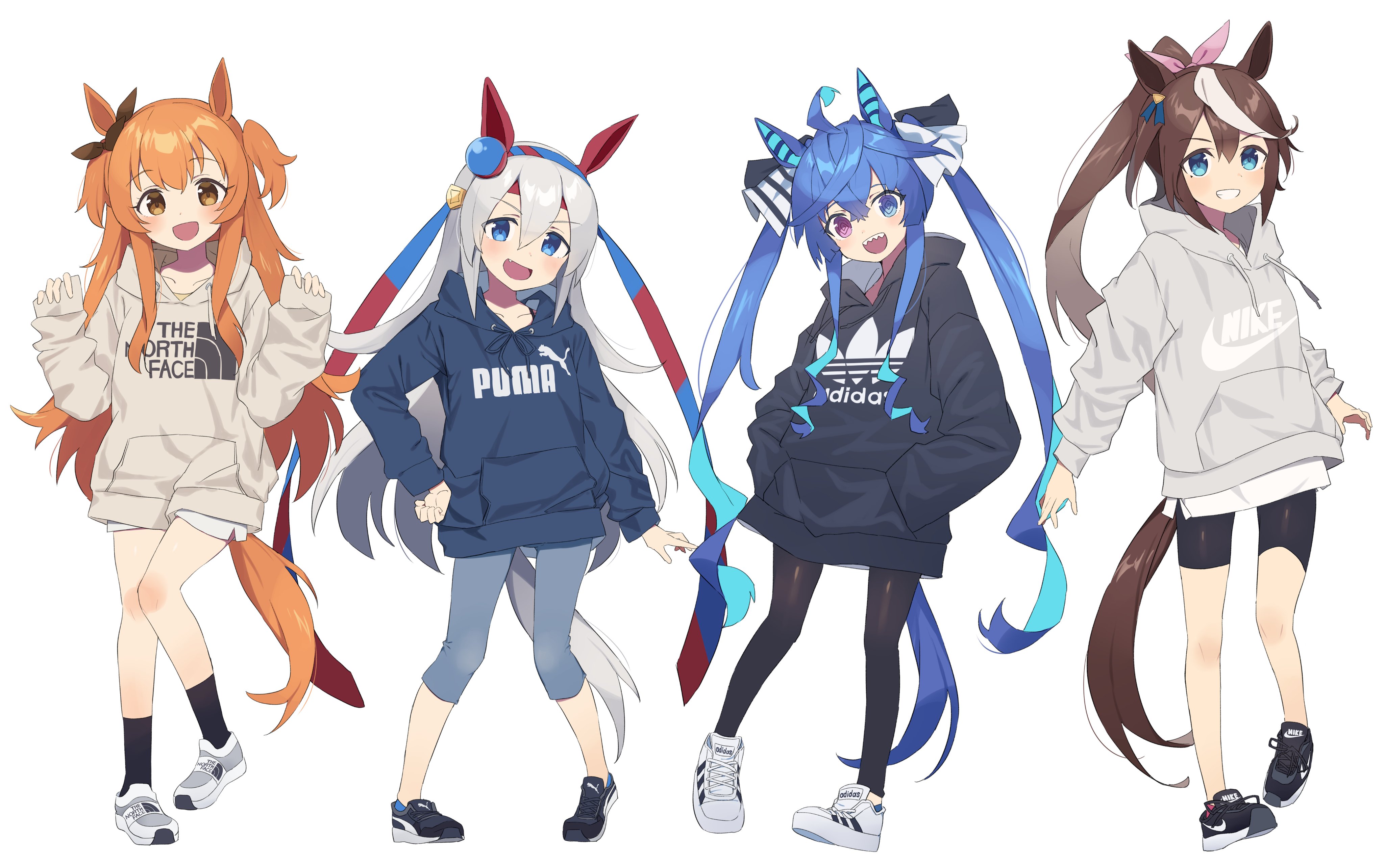 和菓子 ウマ娘 スポーツブランドロゴパーカー T Co Fzundkq9n2 Twitter