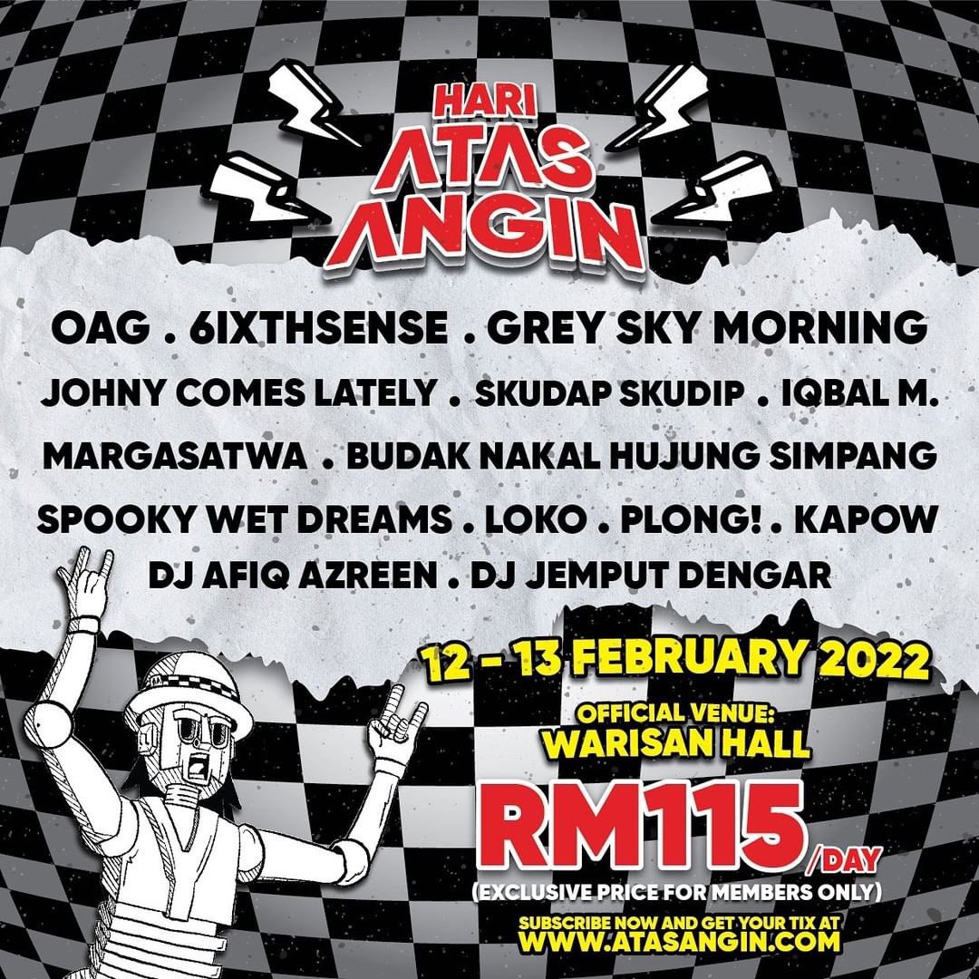 MalayaRoll's tweet photo. HARI ATAS ANGIN 2
#HAA2
Korang semua dah sedia ke utk Hari Atas Angin 2 pd 12 dan 13 Feb 2022 di Warisan Hall.
Kepada yg nak membeli tiket tu dah boleh layari laman web dan dapatkan diskaun dgn mendaftar sebagai membership.
https://t.co/m6aOBLFAtD
Tahniah Atas Angin. https://t.co/S1aqK2fqQS