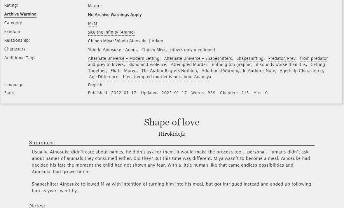 hirokidejk's tweet photo. Okay, first chapter of my #adamiya shapeshifter fic for tuples has been posted

Link will be in a comment https://t.co/JDYYzK8Kdh