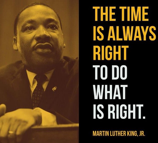 Today we celebrate the life of Martin Luther King Jr.