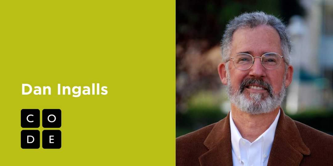 #RoleModelsinCS: Dan Ingalls is a pioneer of object-oriented computer programming and the principal architect, designer, and implementer of five generations of Smalltalk environments. He also invented pop-up menus!