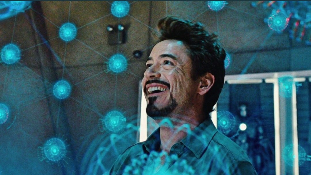 94. tony stark smiling for TL cleansing. 