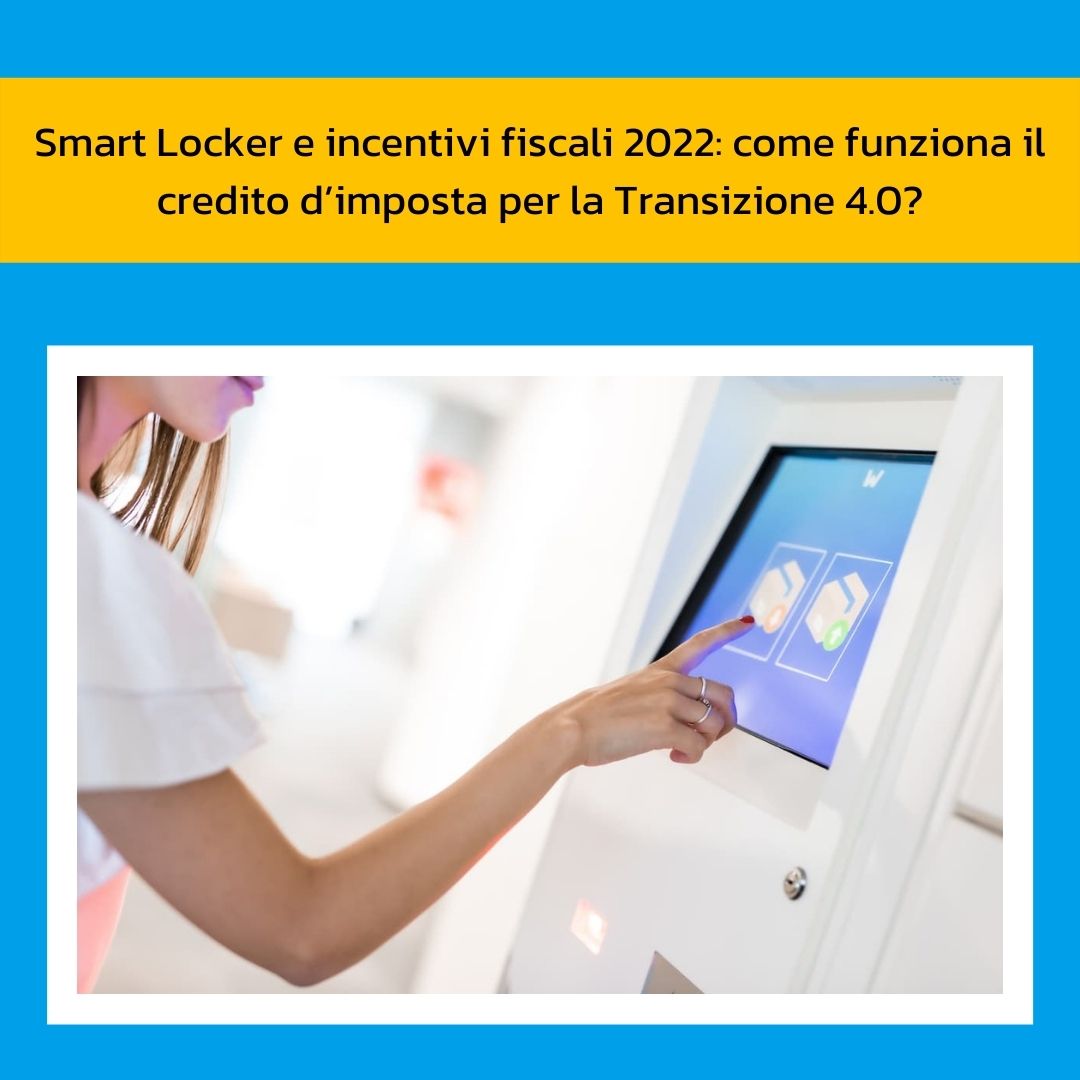 Gli #SmartLocker sono un investimento capace di migliorare la vita in tantissimi contesti; anche nel 2022 si può approfittare de credito d'imposta del 40% per la Transizione 4.0 per gli investimenti in beni strumentali nuovi, come gli Smart Locker WIB: bit.ly/33oIWOY