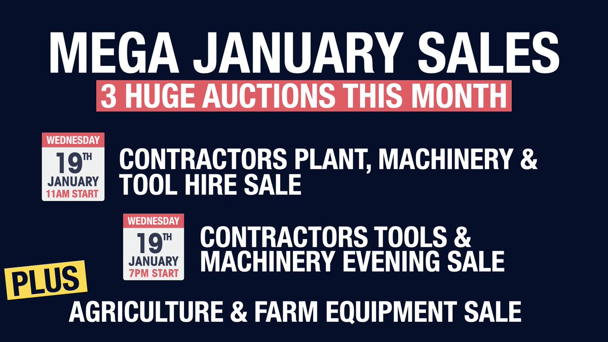 Our 2022 Auctions begin again this week! 

contractors tools, power tools, site equipment &amp; machinery all included in our catalogues!

View now at assetrealisationservices.com  

#auctionhouse #auction #tools #toolsale #tradesman #contractor #sale #january