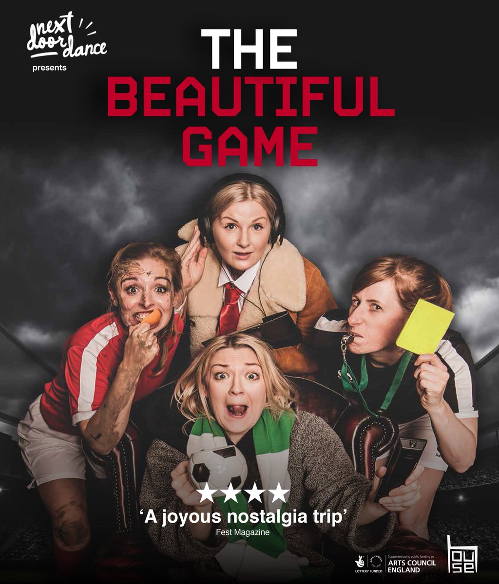 The Beautiful Game by <a href="/NextDoorDance/">Next Door Dance</a> is a laugh-out-loud look at Britain’s undying obsession 
with football! The tour kicks off on the weekend of the 04 Feb with visits to <a href="/ThePlaceBedford/">The Place Theatre</a>, <a href="/GlassboxTheatre/">GlassBox Theatre</a> &amp; <a href="/southhillpark/">South Hill Park</a>. 
See the show Home or Away: housetheatre.org.uk/now-touring/