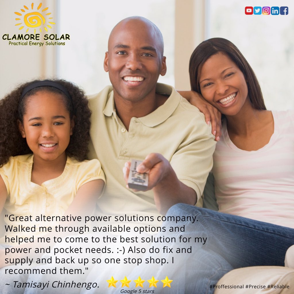 clamoresolar's tweet image. We serve differently!

#solarenergyinstallation #professional #precise #reliable #clamoresolar #review