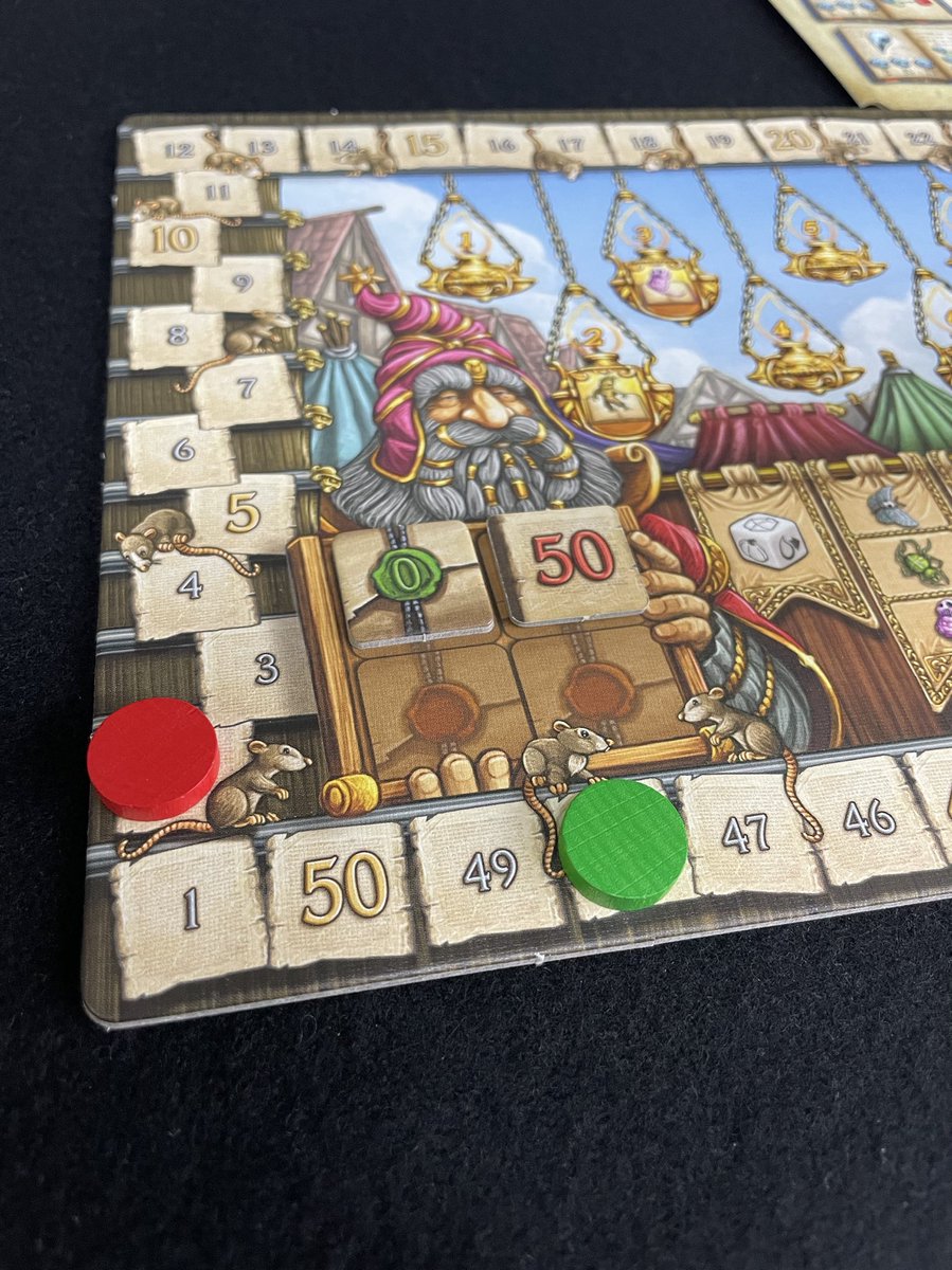 3rdplanet's tweet photo. Played #TheQuacksofQuedlinburg on 2022-01-17 with 2 players, winning score: 52 #bgstats #bgg #boardgames #돌팔이약장수 내 솥 내구도가 좀 엉망인듯... 꽝꽝나무가 손에 잘 맞네. ㅠㅠ https://t.co/kmXjVW8goS