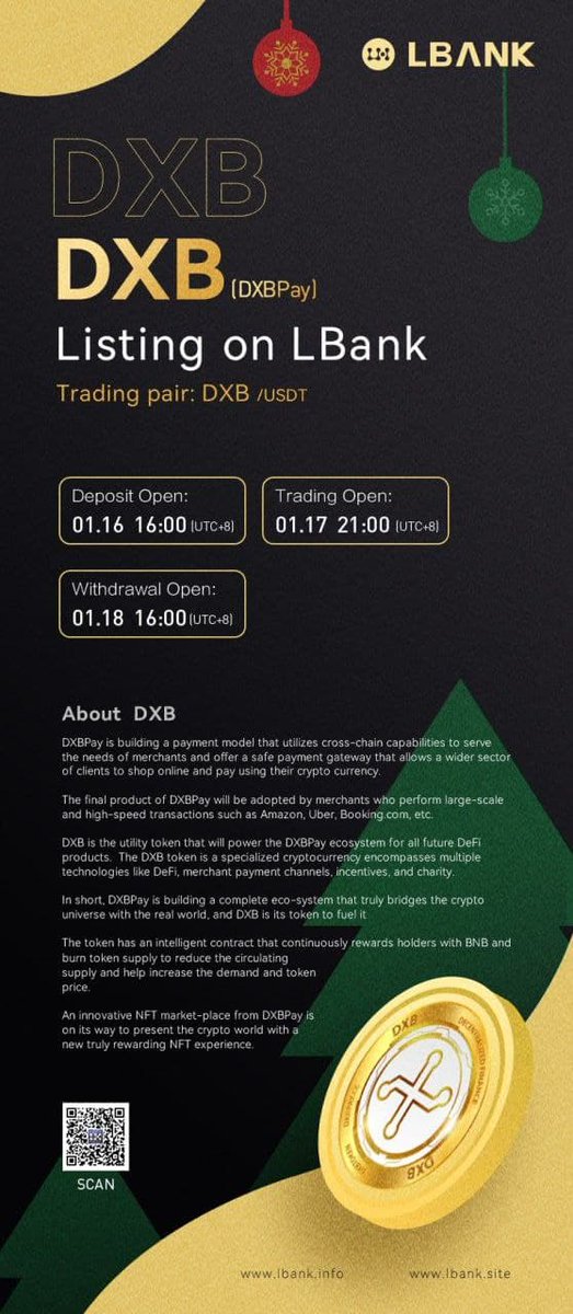 Cryptoomedia's tweet photo. @CryptoAnup @YouTube Try DXBPay it is always safe and there is no traps

@DxbPay will always back me up when other projects disappoint me

In few hours will be listed on @LBank_Exchange https://t.co/FyEjd2Pkat
