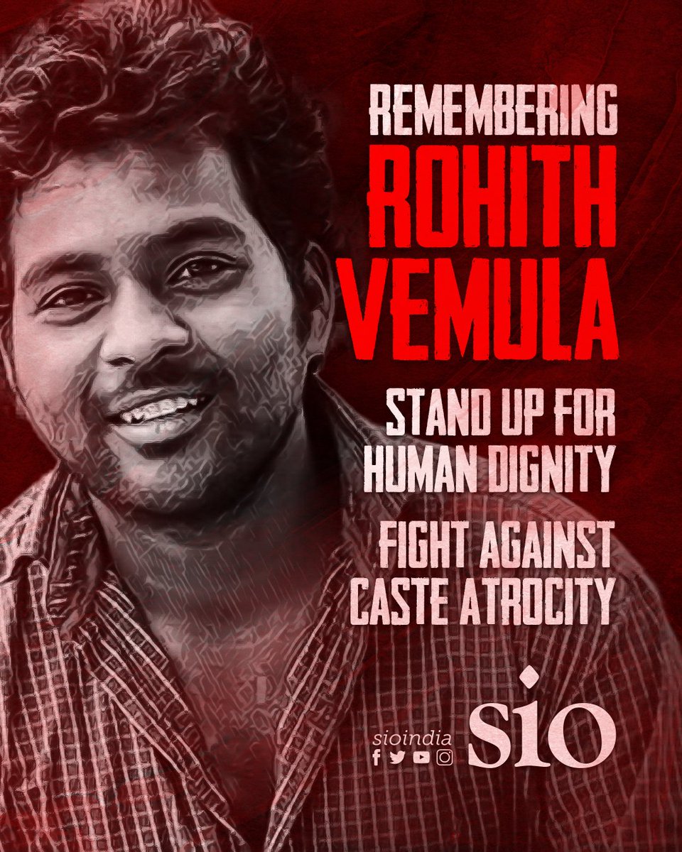 "The value of a man was reduced to his immediate identity and nearest possibility. To a vote. To a number. To a thing." 
- Rohith Vemula, in his last letter