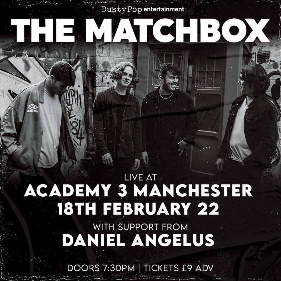 On the 18th of February, <a href="/thematchbox/">Matchbox PalmSprings</a> play <a href="/MancAcademy/">Manchester Academy🐝</a> supported by <a href="/dreampopdaniel/">Daniel Angelus</a> and <a href="/MusicFindlay/">Hollie Findlay</a>.

Tickets: fatso.ma/Vmpf 

#Manchester #Manchestermusicscene #Manchesterevents #Wearemanchester #livemusic #bands #musicians