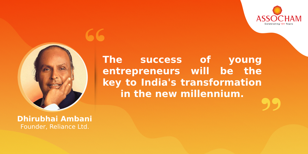 "The success of young entrepreneurs will be the key to India's transformation in the new millennium."
- Mr. Dhirubhai Ambani

#MondayMotivation #mondaythoughts #MondayMood