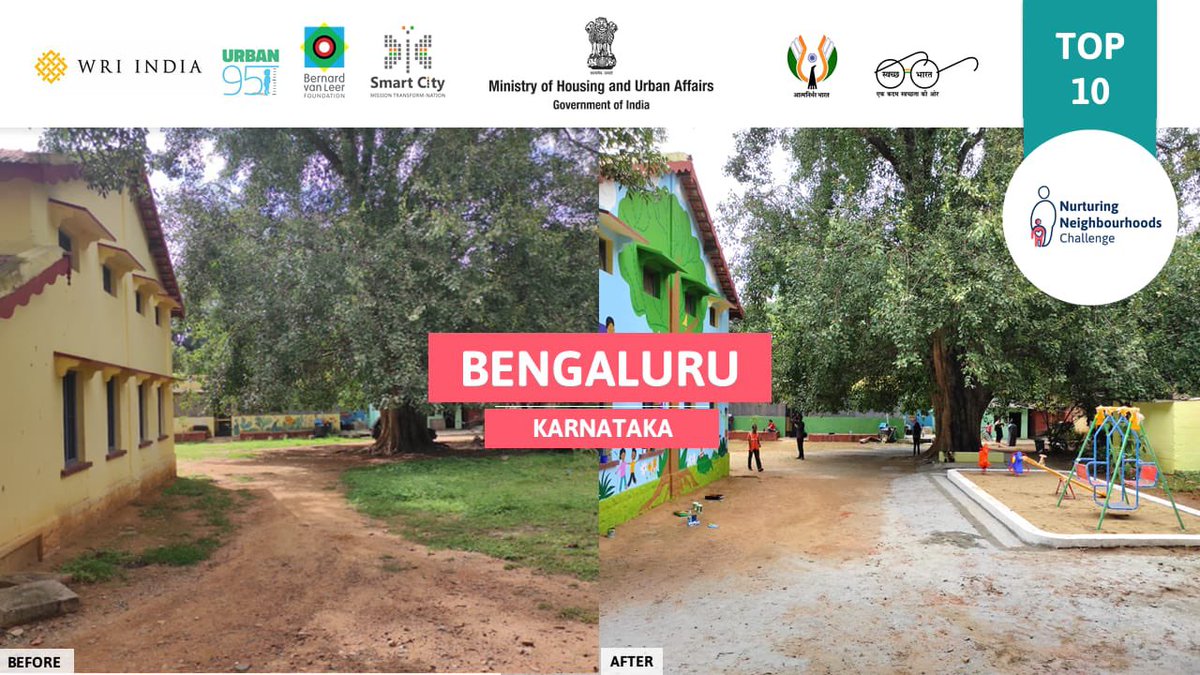 SmartCities_HUA's tweet photo. Bengaluru tested public space interventions designed to foster independence in small children, such as low-height railings, child-sized washbasins &amp; pocket-sized parks close to home.
#NurturingNeighbourhoods https://t.co/0RGY4fltE0