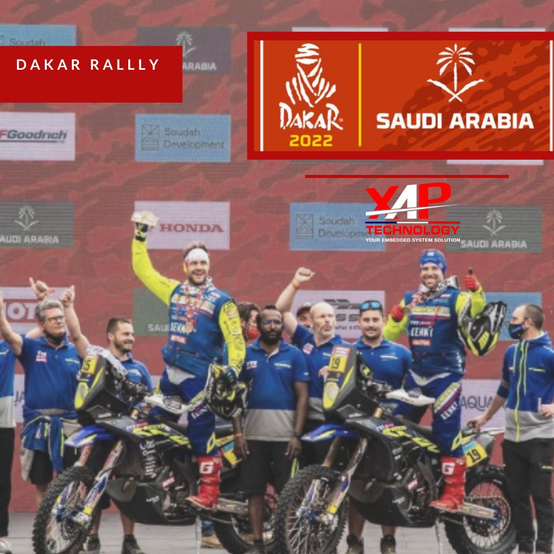 XAP_30's tweet photo. Dakar Rally 🏁 Le Dakar 2022 s'est achevé ce vendredi en Arabie Saoudite. Sherco Racing Factory peut être fier, les trois motos engagées sur le rallye-raid étaient à l'arrivée dans les 20 premières places. Un excellent résultat ! XAP est très heureux d'avoir accompagné Sherco 🏆 https://t.co/jExqj7xYhx